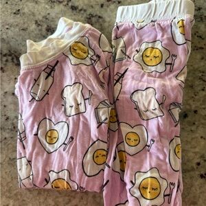 Little Sleepies Egg and Toast Kids Pajama